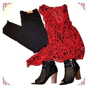 Red tunic